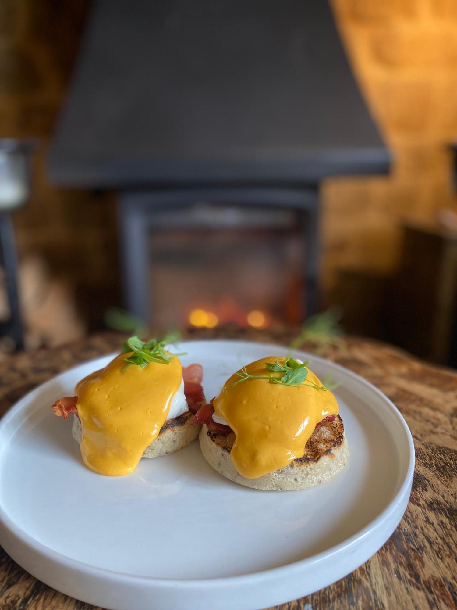The George Inn Barford St Michael Exterior foto A plate of crab cakes